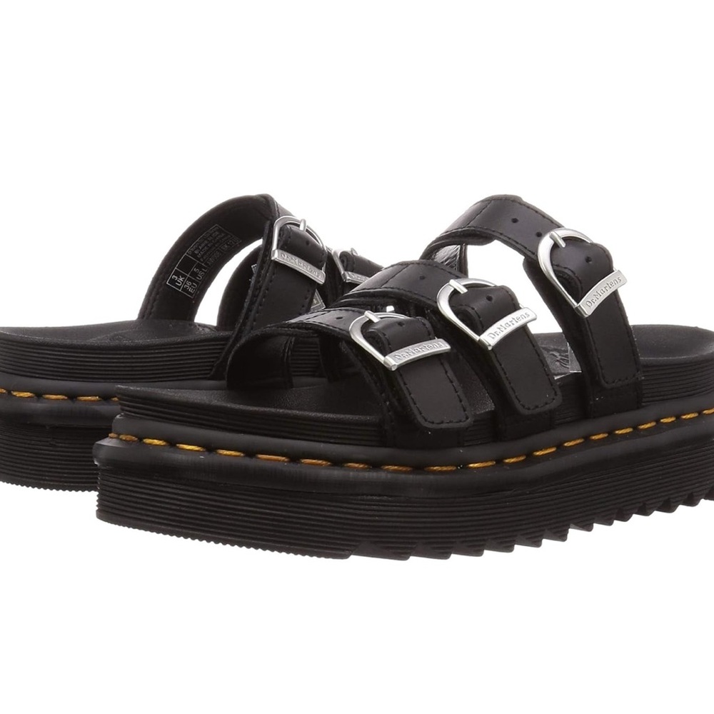Dr. Martens Black Platform Sandals